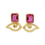 Ancient Bazaar Gold Plated Brass Earrings