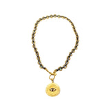 Ancient Bazaar Gold Plated Brass Necklace
