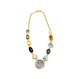 Ancient Bazaar Gold Plated Brass Necklace