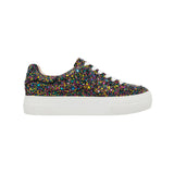 Betsey Johnson Sidny Black Multi Sneaker Q061