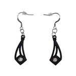 black cocktail earrings
