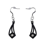 black cocktail earrings