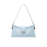 Light blue handbag with a strap 