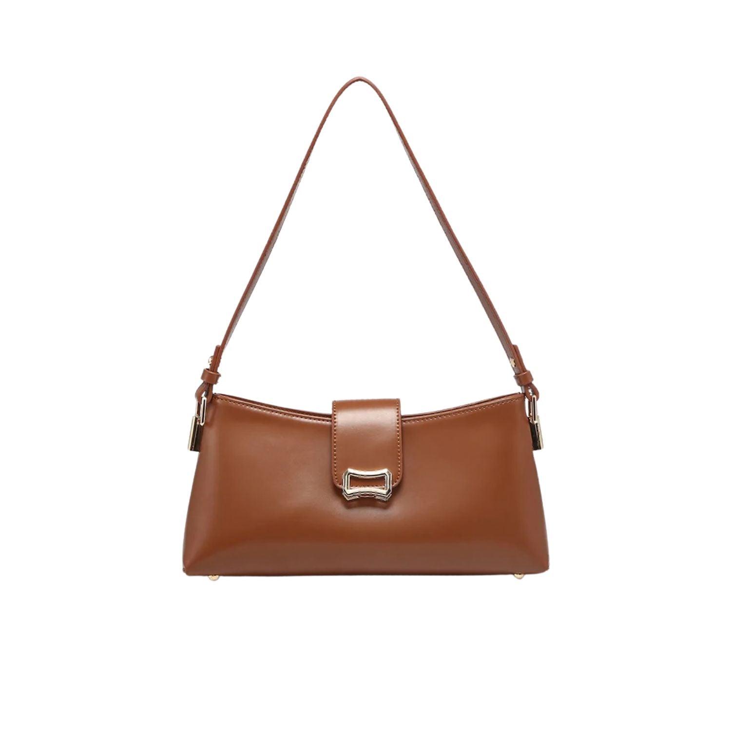 Mint green handbag with a chain 