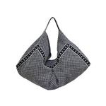 Black and white patterned bag 