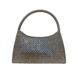 Silver beaded handbag 