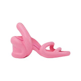 Pink high-heeled shoe 