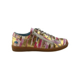 Multicolored sneaker with a zipper 