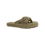 Beige rope sandal 