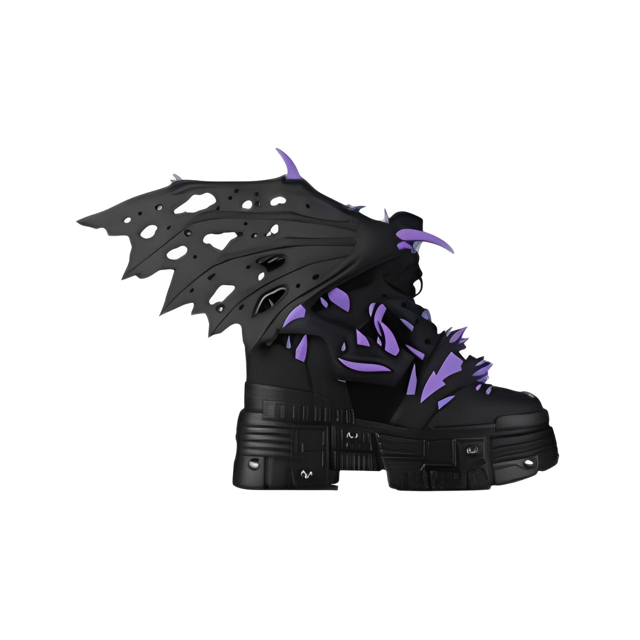 dragon inspired wedge platform sneakers by Anthony Wang