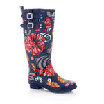 You’ll be praying for rain so you can wear these stunning Esme wellies by Ruby Shoo!  These rain boots come in a navy rubber with a multi coloured floral print design. In New Orleans in Shoe Be Do.