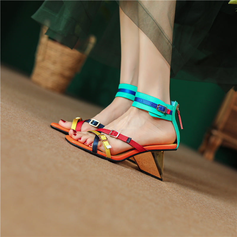Shoe Be Do Cass Mid - Heel Sandal L097