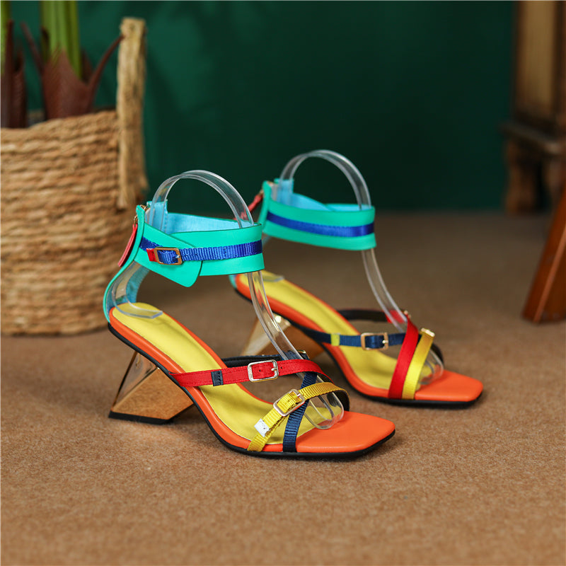 Shoe Be Do Cass Mid - Heel Sandal L097