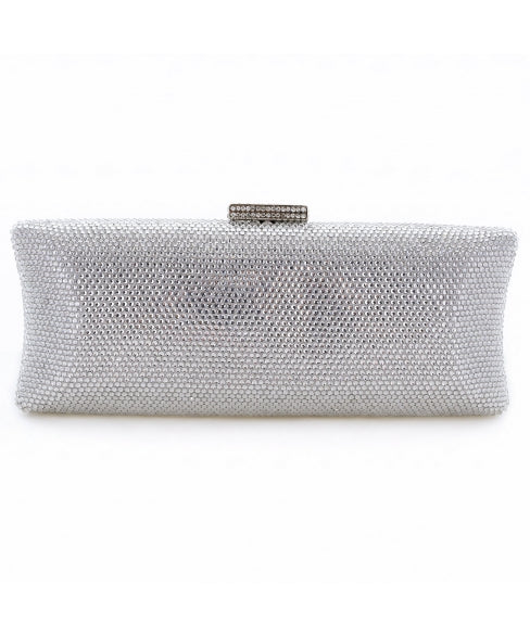 INS Handbags Crystal-Embellished Evening Clutch