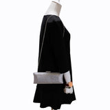INS Handbags Crystal-Embellished Evening Clutch