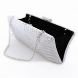 INS Handbags Crystal-Embellished Evening Clutch