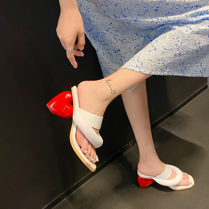 Shoe Be Do Heart Heel Sandal L204