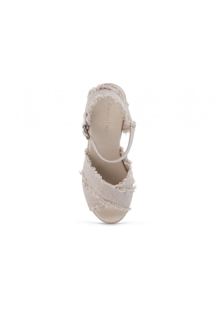 Chocolat Blu Warda Wedge Sandal D124