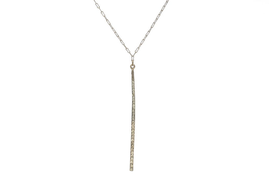 Gina Riley Crystal Stick Necklace Y6