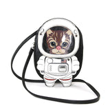 Comeco Astronaut Cat Shoulder Crossbody Bag