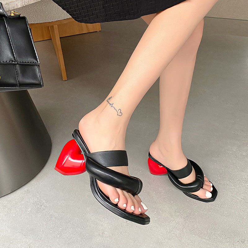 Shoe Be Do Heart Heel Sandal L106