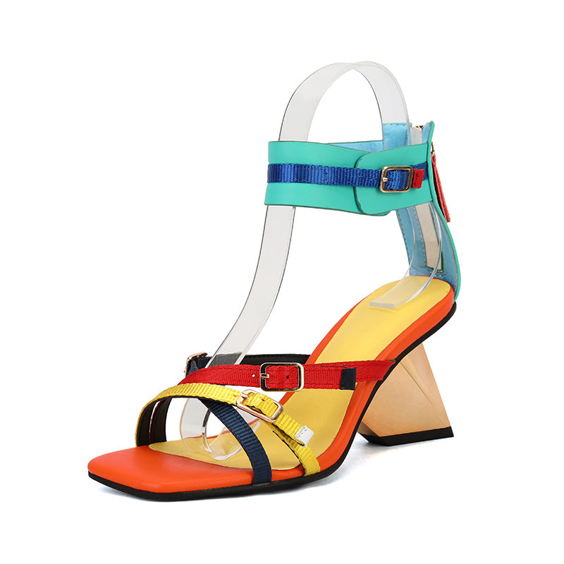 Shoe Be Do Cass Mid - Heel Sandal L097