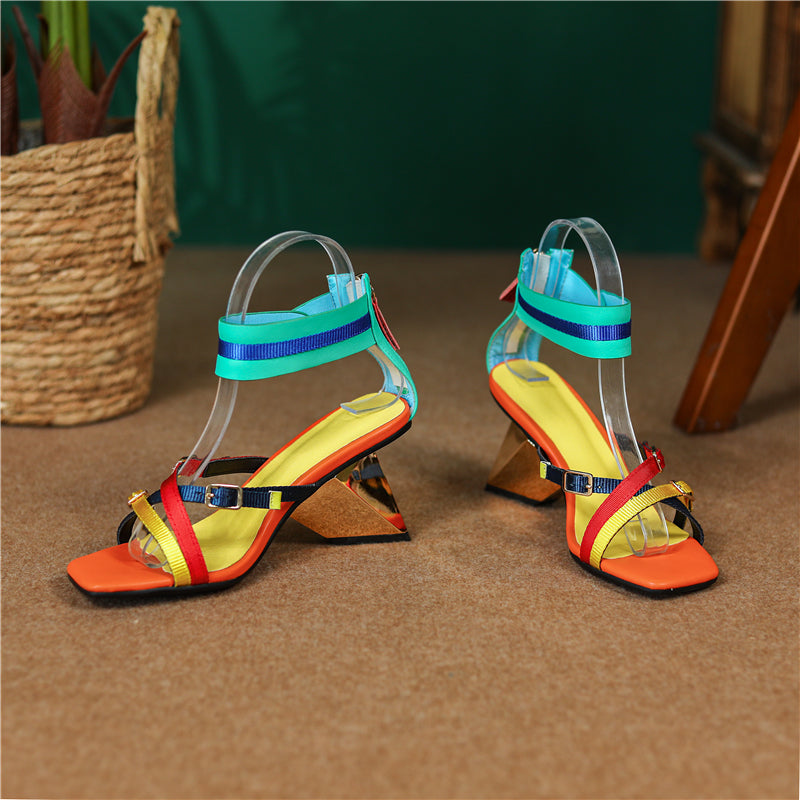 Shoe Be Do Cass Mid - Heel Sandal L097