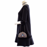 INS Crystal Peacock Evening Bag