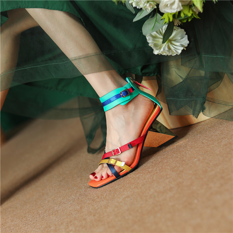 Shoe Be Do Cass Mid - Heel Sandal L097