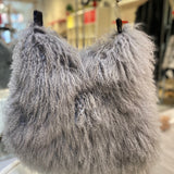 Tres Chic Mongolian Lamb Bag