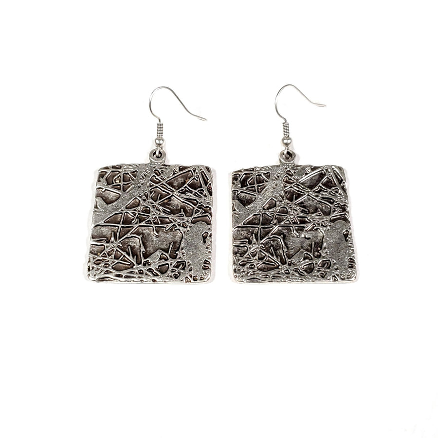 Chanour Pewter Collection Earrings