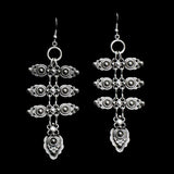 Chanour Pewter Collection Earrings